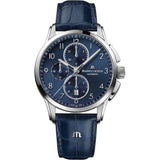 Maurice Lacroix PONTOS Chronograph 43mm | Blue Sun-Brushed Dial