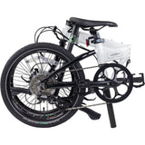 Dahon LAUNCH D8 Bike | WHITE / BLACK 20" WHEELS