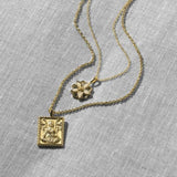 Awe Inspired Magnolia Charm Necklace | Cable Chain