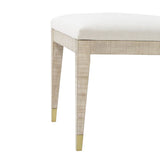 Sonder Living Raffles Dining Chair | Natural & Norman Ivory