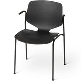 Mater Furniture Nova Sea with Armrest | Black/Recycled Fishnet & Hard Plastic