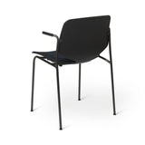 Mater Furniture Nova Sea with Armrest | Black/Recycled Fishnet & Hard Plastic