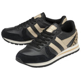 Gola Women's Daytona Tropic Sneakers | Black/Gold/Leopard