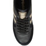 Gola Women's Daytona Tropic Sneakers | Black/Gold/Leopard