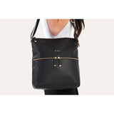 Kiko Leather Zip Tote Bag