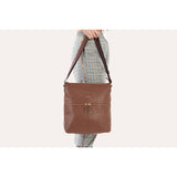 Kiko Leather Zip Tote Bag