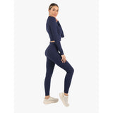 Koral Exceed High Rise Rib Legging | Midnight Blue