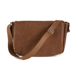 Moore & Giles Reclaimed leather Messenger | Heirloom Oak