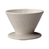 Kinto SCS 4 Cups Brewer | White 27631