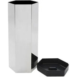 Danese Milano Sicilia Umbrella Stand Polished Stainless Steel