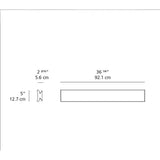 Artemide Lineacurve Wall/Ceiling Light | 36 Dual LED 60W 3000K 90CRI DIM 2-Wire UNV