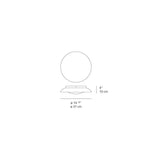 Artemide Lunex 15 Wall/Ceiling LED Light White/White