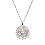 Awe Inspired Medusa Necklace | Box Chain