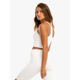 Koral Leah Blackout Sports Bra | White