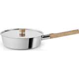 Eva Solo Nordic Kitchen Stainless Steel Saute Pan w/ Lid | 24cm 281424