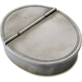 Match Oval Lidded Cigar Ash Tray