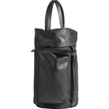 Cote&Ciel Saar Medium Waxed Canvas Tote | Jasper Black 28453
