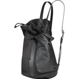 Cote&Ciel Saar Medium Waxed Canvas Tote | Jasper Black 28453