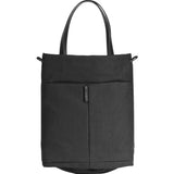 Cote&Ciel Saar Small Waxed Canvas Tote | Jasper Black 28454
