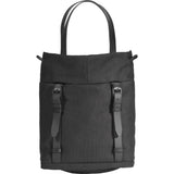Cote&Ciel Saar Small Waxed Canvas Tote | Jasper Black 28454