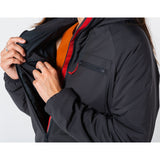 Topo Designs Women's Puffer Hoodie | Black