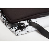 Cote&Ciel Timsah Printed Alias Cowhide Leather Backpack | White/Black