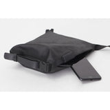 Cote&Ciel Inn Crossover Bag | Black Coated Canvas --Small 28767