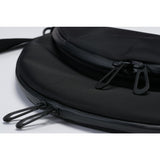 Cote & Ciel Hala S Sleek Nylon Crossbody Bag | Black/Yellow