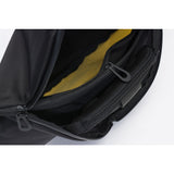 Cote & Ciel Hala S Sleek Nylon Crossbody Bag | Black/Yellow