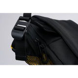 Cote & Ciel Isarau Small Eco Yarn Sling Pack | Black/Yellow