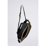 Cote & Ciel Isarau Small Eco Yarn Sling Pack | Black/Yellow