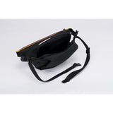 Cote & Ciel Isarau Small Eco Yarn Sling Pack | Black/Yellow