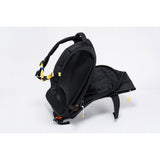 Cote&Ciel Isar Medium Pop Accent Black Backpack | Black