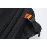 Cote&Ciel Isar Medium Pop Accent Black Backpack | Black