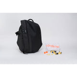 Cote&Ciel Isar Medium Pop Accent Black Backpack | Black