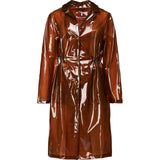 RAINS Transparent String Overcoat | Shiny Amber