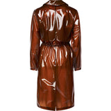 RAINS Transparent String Overcoat | Shiny Amber