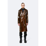 RAINS Transparent String Overcoat | Shiny Amber