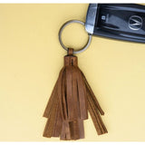 Moore & Giles Reclaimed Tassel Key Chain | Heirloom Oak