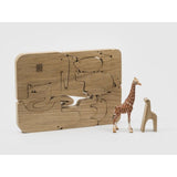 Danese Milano 16 Animali Puzzle Solid Oak