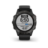 Garmin Fenix 6 Sapphire GPS Smartwatch Gray - Black Band, 010-02158-10
