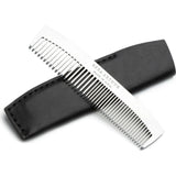 Ezra Arthur No. 18 Mustache & Beard Comb with Sleeve | Jet