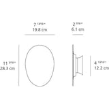 Artemide Facce Wall/Ceiling Alpha Shallow LED Light | 6W 3000K 80CRI Dim 2-Wire 120V