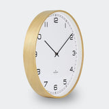 Huygens Wood45 Wall Clock | White