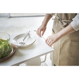 Yamazaki Three-Tier Rolling Server Cart