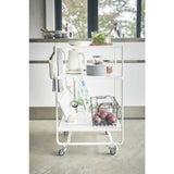 Yamazaki Three-Tier Rolling Server Cart