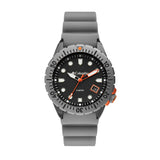 Columbia Pacific Outlander Gray 3-Hand Date Men's Lifestyle Analog Watch | Gray Silicone