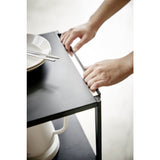 Yamazaki Three-Tier Rolling Server Cart