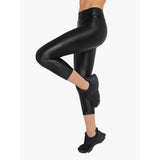 Koral Lustrous High Rise Capri | Black