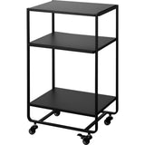 Yamazaki Three-Tier Rolling Server Cart